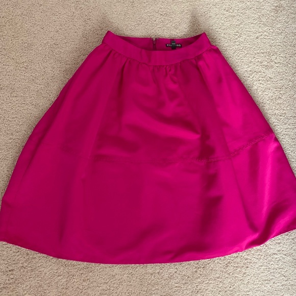Express pink full midi skirt - Picture 2 of 5
